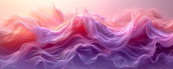 Purple Waves of Creativity: A Monthly Celebration of Art and Innovation Generative AI - obrazy, fototapety, plakaty