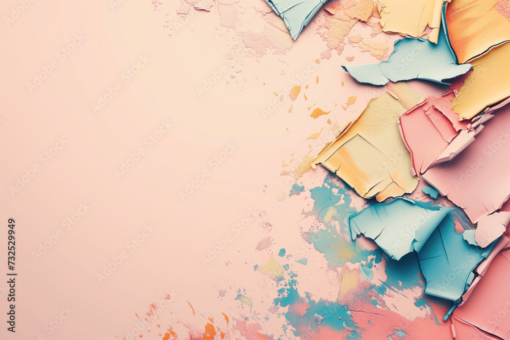 Poster abstract colorful background image. creativity and innovation. created with generative ai technology