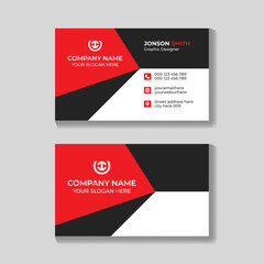 Corporate creative modern business card design template for your company