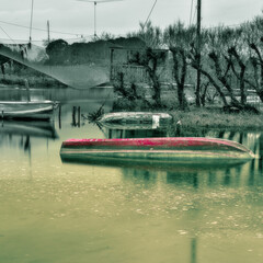Old, broken Italian boats (Ravenna)