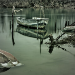 Old, broken Italian boats (Ravenna)