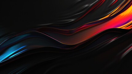 Minimalist black background with vibrant colored light effects, exuding a futuristic, gaming, and modern vibe.