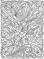 Geometric pattern coloring pages