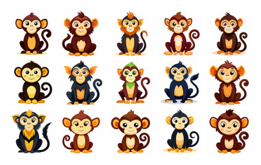 set of monkey vectors