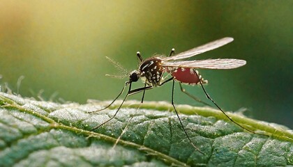 Mosquito close-up macro