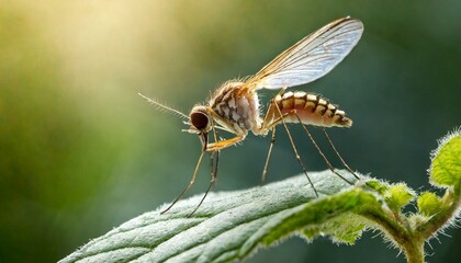 Mosquito close-up macro