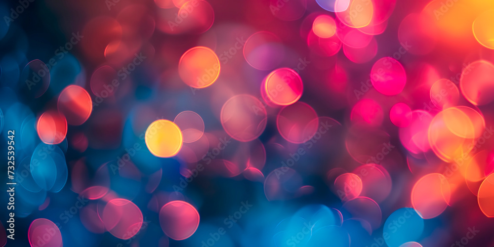 Wall mural glitter abstract background with sparkling golden particles and bokeh