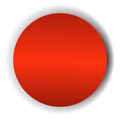 Circle red paper and shadow. Decoration design