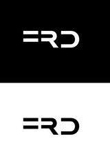 FRD   letter logo