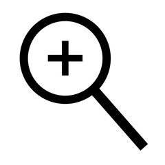 Magnifying Glass Icon | Search Filled Icon | Find Symbol