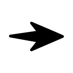 Right Arrow Filled Icons | Arrow Right Direction, Black Arrow Pointing to The Right. Different Black Right Arrow Icons