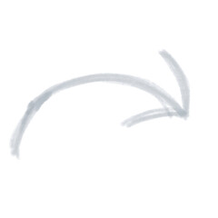 Mark Arrow, chalk art png