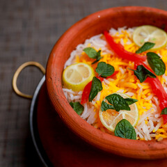 chicken biryani with extra spice 