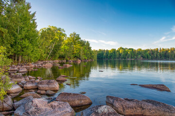Lake Åsunden during summer