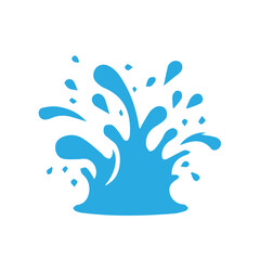 Water splashes vector