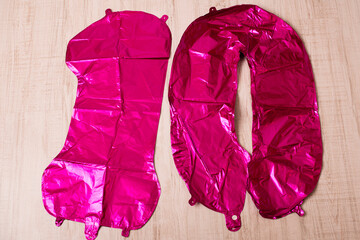 Foil balloon with number 10 children's birthday helium balloon

