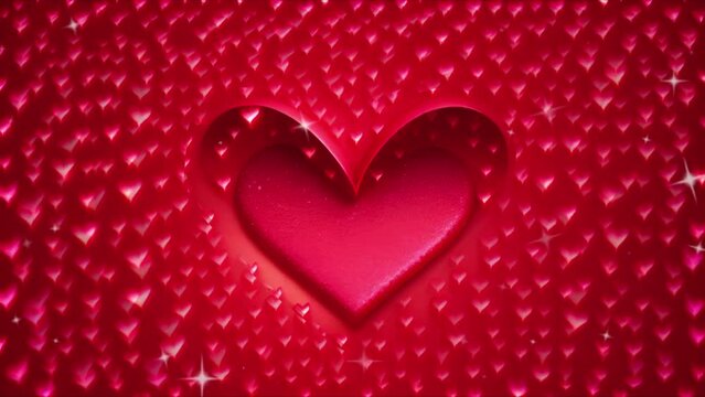 Valentine's Day Heart Celebration Illustration