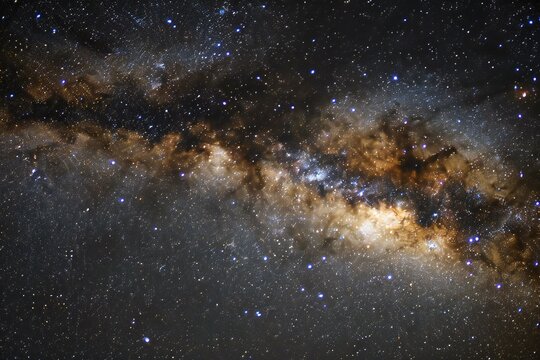 Milky way galaxy with stars and space dust in the universe © Windswept