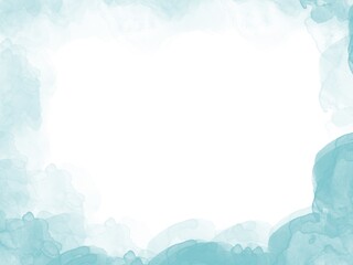 Obraz premium spring background watercolor light blue abstraction for a wedding or birthday invitation