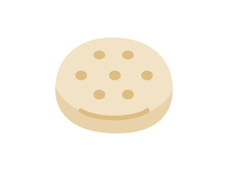 フォカッチャのアイコンのイラスト