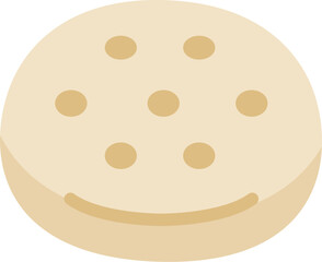 フォカッチャのアイコンのイラスト