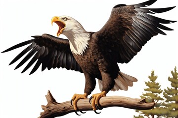 Obraz premium american bald eagle