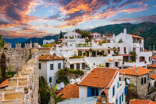 Marmaris historical district in Marmaris Town. Marmaris is populer tourist destination in Turkey.
