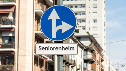 Signposts the direct way to Retirement Home © Thomas Reimer