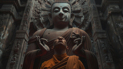 Serenity in Symmetry: A Monk’s Meditation