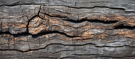 A brown close up of a wood piece resembling a brick wall, showcasing the intricate pattern of the composite material resembling bedrock.