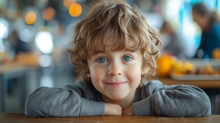 Fototapeta premium portrait of a little child