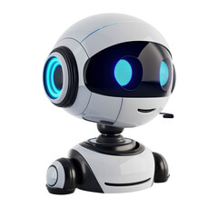 3d robot customer service. Realistic 3d high quality isolated render