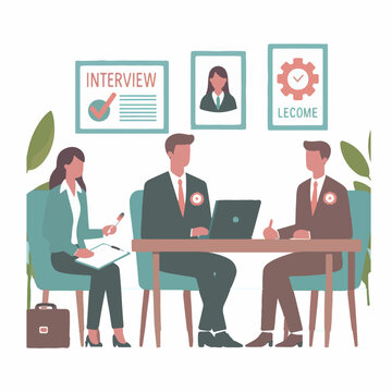 Interview job for office staff position work