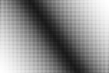 Halftone faded gradient texture. Grunge halftone background. Monochrome gradient background. Vector illustration