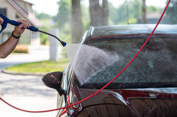 car washing water gun, washing car, High pressure water gun