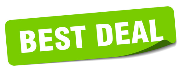 best deal sticker. best deal label