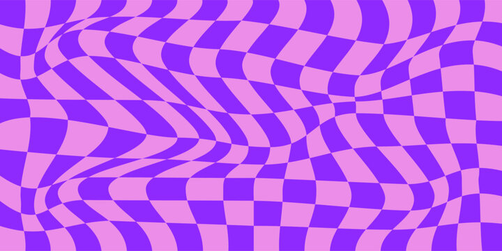psychedelic checkerboard