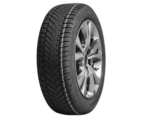 Car tire with alurim on free On isolated transparent PNG background.