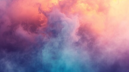 abstract background fog liquid cloud multicolors