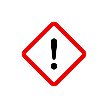 Warning rhombus sign