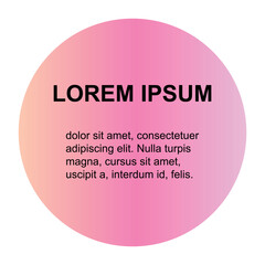 Bubble title shape, banner geometric design icon,  modern frame vector illustration