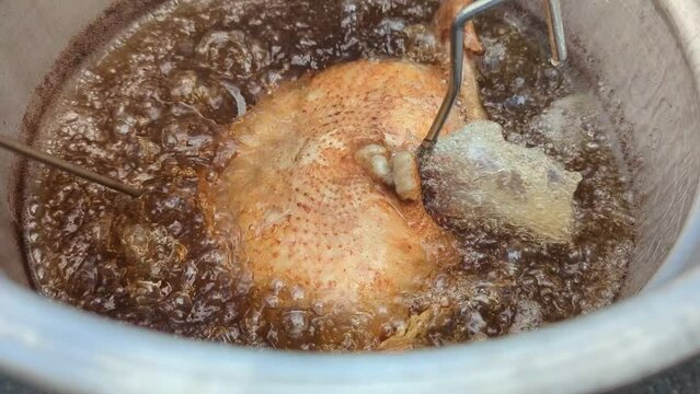 frying a Turkey