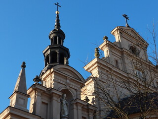 Fototapeta premium polish cathedral in Kielce