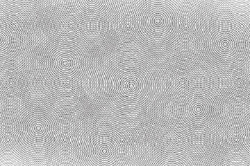 Dotted halftone circles with group elements. Random half circle dots for background. Halftone dots...