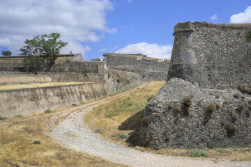Elvas fortifications near the Corner or Esquina outer gate, Alentejo, Portugal