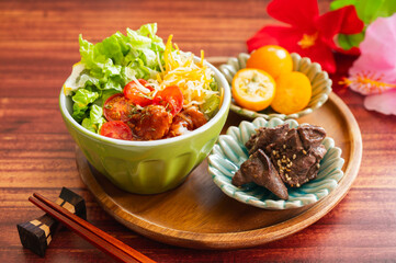 マグカップご飯　タコライス
