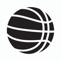 Basketball black silhouettee