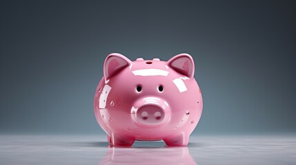 Close-up photograph of a piggy bank. Symbolising money saving and financial decisions. Impact of economy on personal savings.