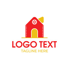 production home logo design vector