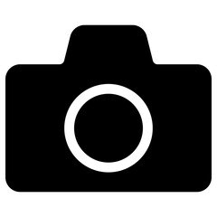 camera icon, simple vector design